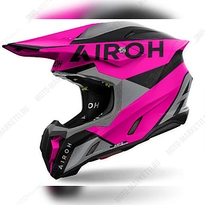 Кроссовый шлем Airoh Twist 3 King Pink Matt L