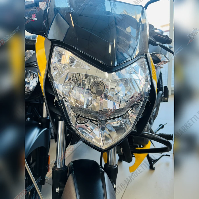 Мотоцикл BAJAJ PULSAR 125NS (желто-серый)