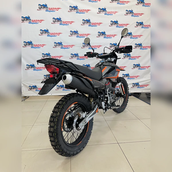 Мотоцикл Regulmoto Grizzly (серый/оранжевый)