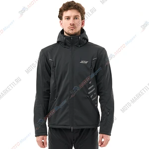 Мототолстовка DF URBAN Man Black с защитой (L)