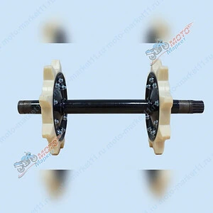 Вал ведущий  380мм шлицы с резьбой