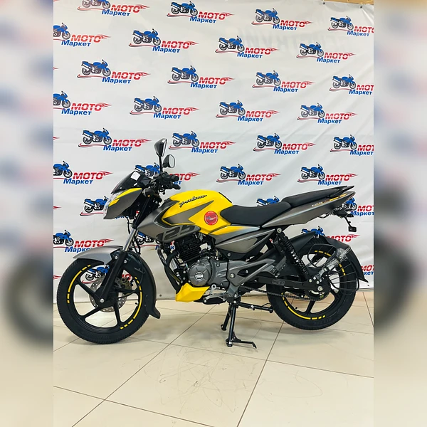 Мотоцикл BAJAJ PULSAR 125NS (желто-серый)
