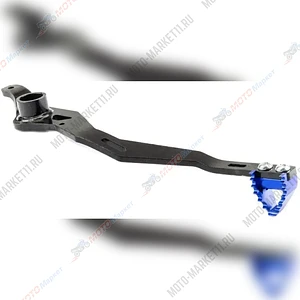 Педаль заднего тормоза  CNC синяя