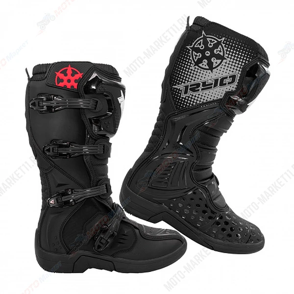  Мотоботы RYO Racing MX5 Enduro, черный (Черный, 44, 304236-6)