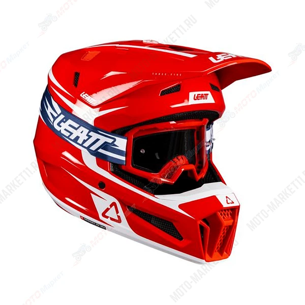 Внедорожный шлем Leatt Moto 3.5 XL 61-62cm Red V26