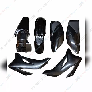 Комплект пластика питбайка (тип TTR) черный