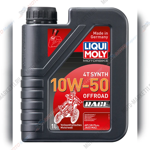 Масло LIQUI MOLY Motorbike 4T Offroad Race 10W-50 1л. 3051