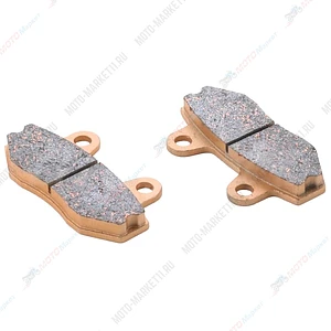 Колодки тормозные дисковые 1 X-TECH (less-metallic) медь