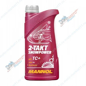 Масло моторное MANNOL 2-TAKT SNOWPOWER 1л.