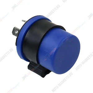 реле поворотов 2 конт. без проводов круглое Скутер