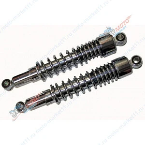 амортизатор задний МинскПЛЮС 345 мм (хром) 93993