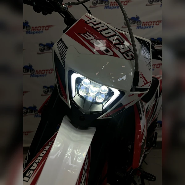Мотоцикл эндуро Progasi SUPER MAX 300 PRO (ZSPR300) Red/White