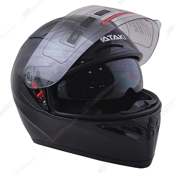 Шлем ATAKI JK316 Solid черный глянцевый M 020229-825-8828