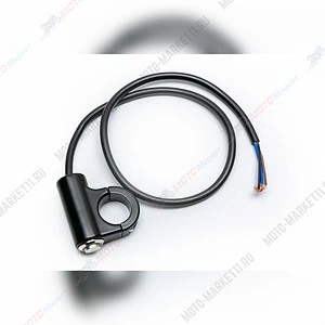 Переключатель ON  OFF с круговой LED подсветкой CNC на руль 22мм, NK-0057