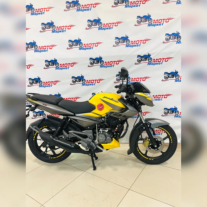 Мотоцикл BAJAJ PULSAR 125NS (желто-серый)