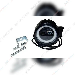 Фара светодиодная доп. света Альфа Турист, ставятся выше пер.щитка, с ангельскими глазками