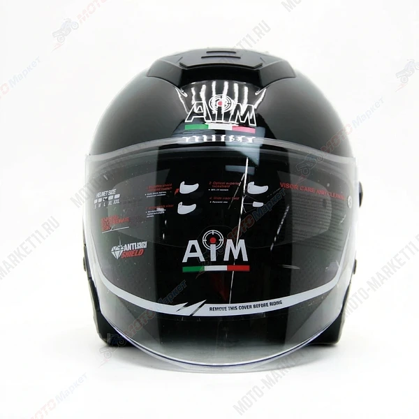 Шлем AiM JK526 Black Glossy,M