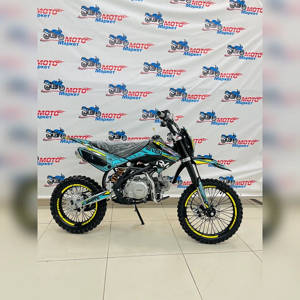 Питбайк Regulmoto SEVEN (черный/желтый/синий)