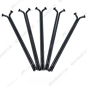 Спицы колеса 19"х203х3,5мм Seven Medalist, 10 шт. черные без гаек