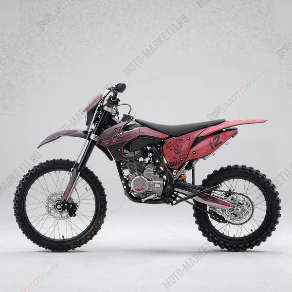 Эндуро / кроссовый мотоцикл BSE Z2 L 21\18 Split Red, арт. BZ2LKA015HRH1