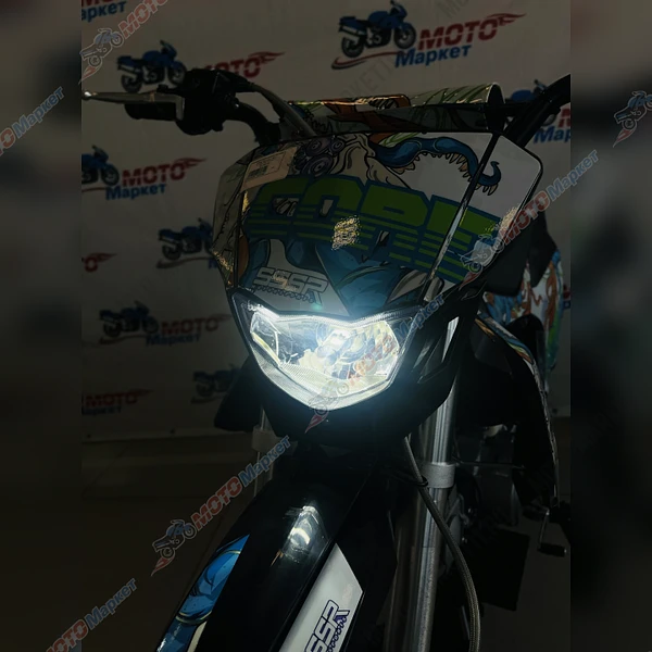 Питбайк SSSR CORE SA Blue White Monster, арт. SCRECB015EBH3