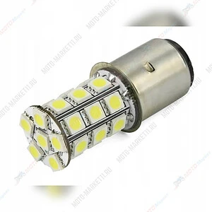 Лампа светодиодная (LED) 12V 35/35W (H6) (BA20D)