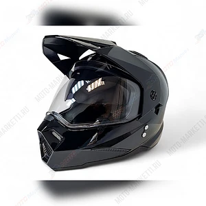 Шлем детский AiM JK802Y Black Glossy Y/L