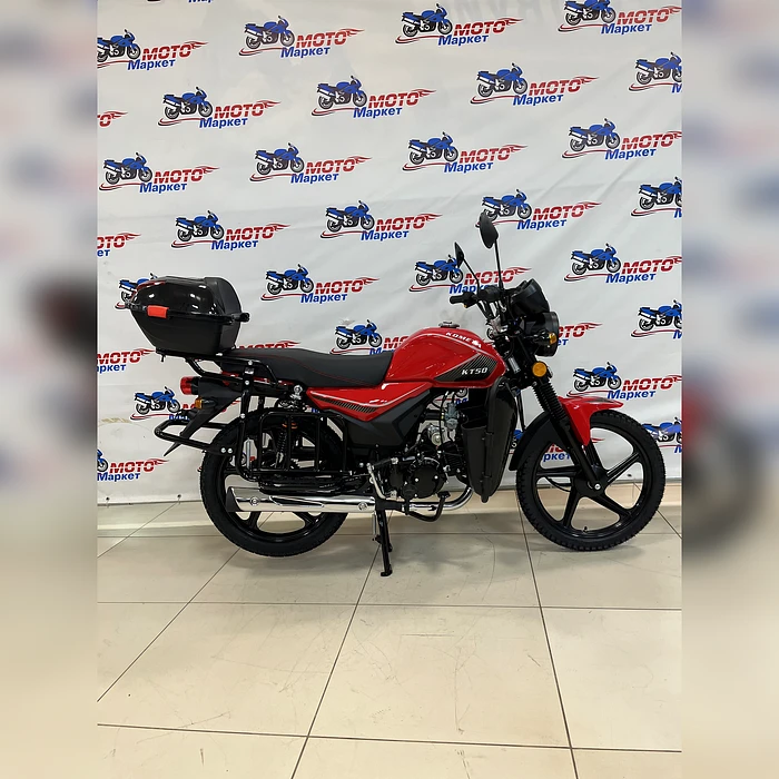 Мопед КОМЕТА  LUX красный