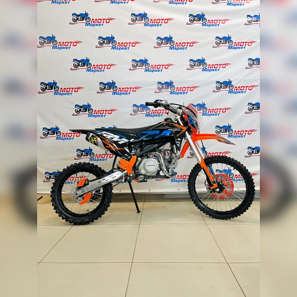 Питбайк Regulmoto SPITFIRE PRO 19/16, 140сс (черный/оранжевый)