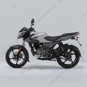 Мотоцикл BAJAJ PULSAR 125NS черно-серый