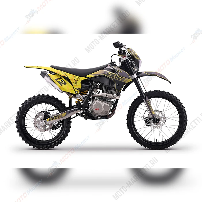 Эндуро / кроссовый мотоцикл BSE Z2 L 19\16 Split Yellow, арт. BZ2LKA015GYH1