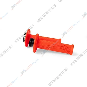 Ручки на руль R20 LOCK-ON оранжевые неон