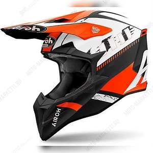 Кроссовый шлем Airoh Wraap Feel Orange Matt  M