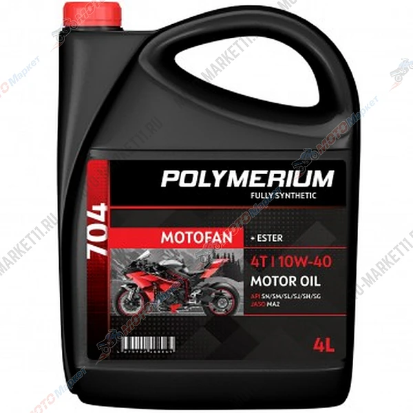 Масло POLYMERIUM MOTOFAN 704 10W-40 4л.