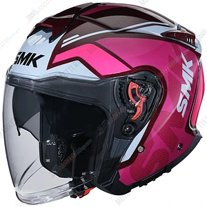 Шлем SMK GTJ TOURER, цвет розовый/серый M