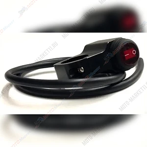 Переключатель ON  OFF с подсветкой, крепление на руль 22мм, NK-219