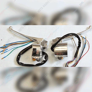 Переключатели Альфа серебристые 