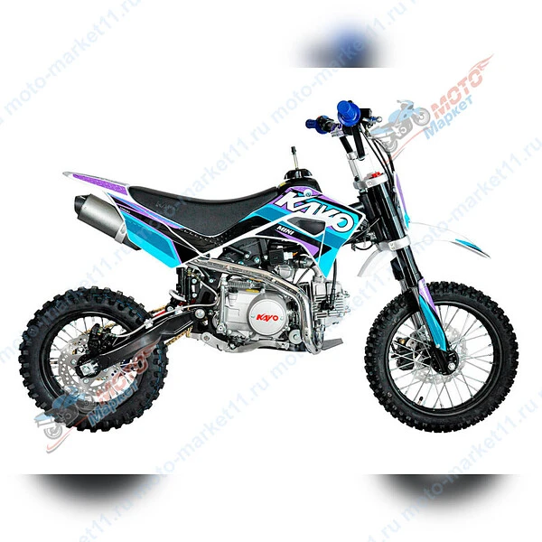 Питбайк KAYO MINI К125EM 14/12 (механ. сцепл., эл. стартер)