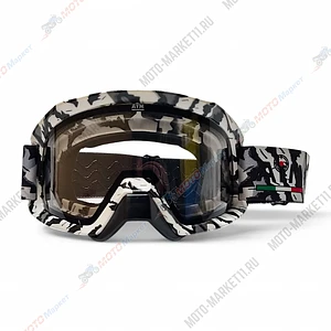 Очки снегоходные с двойной линзой AiM (PRO) 186-101 Camouflage Glossy