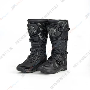 Мотоботы TIGER T3, черный/серый, 42