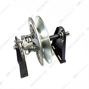 Кронштейн 2-х опорный в сборе со шкивом (посадка  25мм) 310ММ