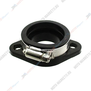 Патрубок карбюратора под нулевик, QG-J, 33 мм, для карб. (33-30 мм) 