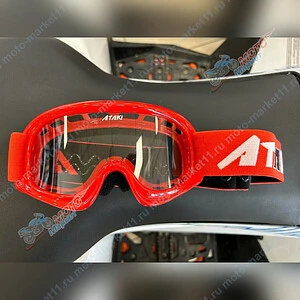 Очки для мотокросса детские ATAKI HB-115 красный глянцевые 020307-604-2992