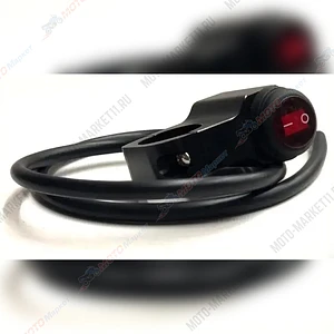 Переключатель ON  OFF с подсветкой, крепление на руль 22мм, NK-219