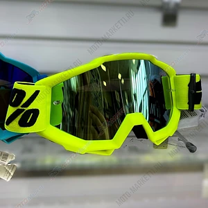 Очки кроссовые 100% STRATA MX Replica Yellow