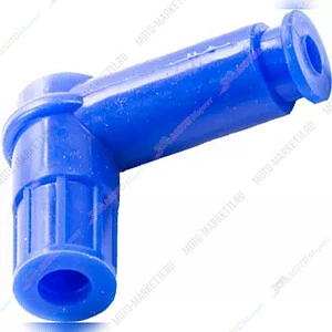 Колпачок свечной силикон синий 9428