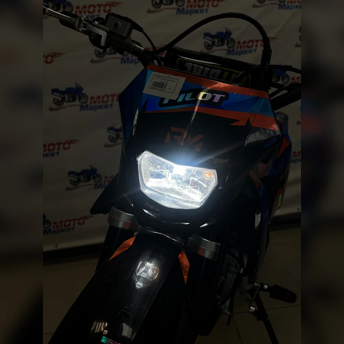 Питбайк Regulmoto PILOT EM 17/14 (черный/оранжевый)
