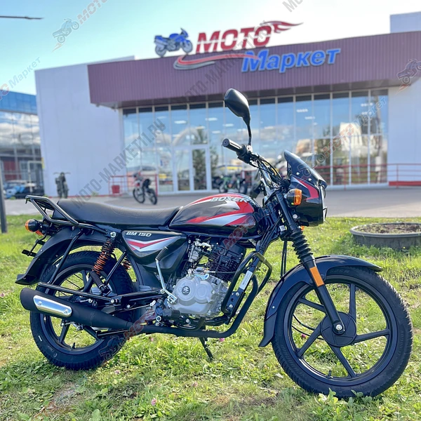 Мотоцикл BAJAJ BOXER  150 UG черно-красный