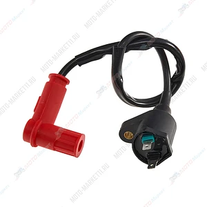 Катушка зажигания со свечным колпачком (2 конт.) питбайк SM-PARTS