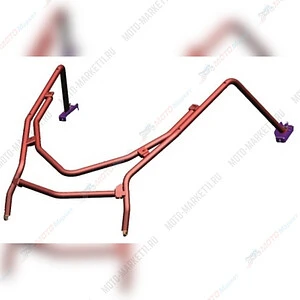 Защита капота откидная RM Patrul